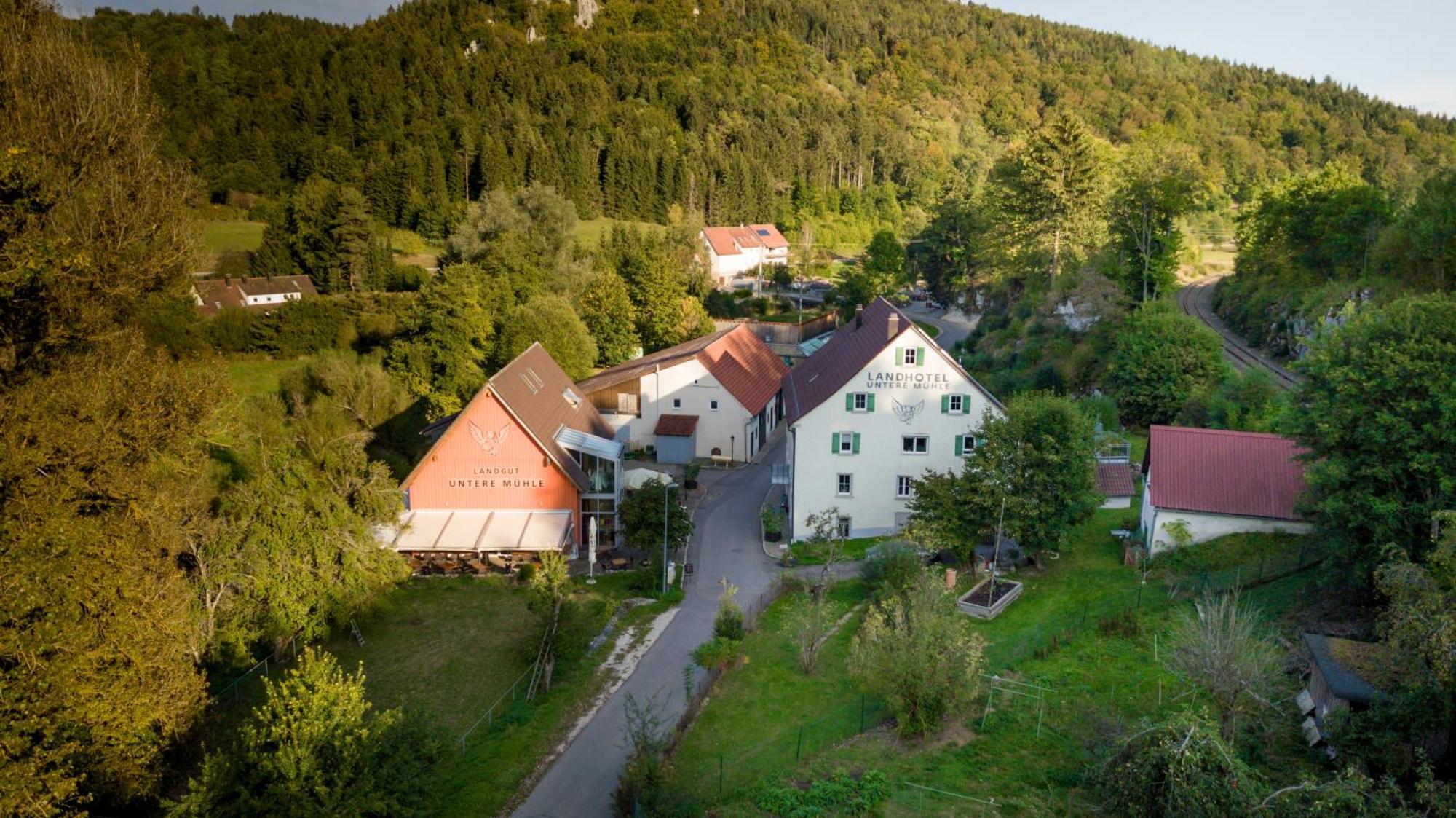 Landhotel Untere Muehle Strassberg Екстер'єр фото